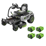 EGO POWER+ Z6 e-Steer 22 HP 42-Inches 56-volt Lithium ion Electric Zero-Turn Riding lawn mower