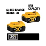 DEWALT 20V MAX Lithium-Ion 6.0Ah and 4.0Ah Battery and Charger Starter Kit