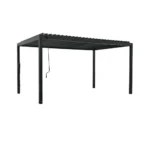 Backyard Discovery Sarasota Galvanized Steel Louvered Pergola