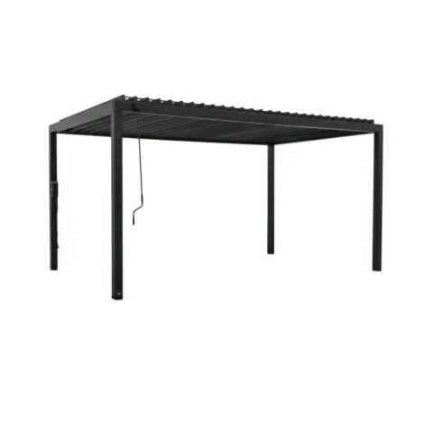 Backyard Discovery Sarasota Galvanized Steel Louvered Pergola