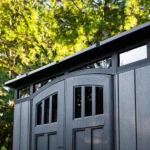 EverSafe Modern Outdoor Storage Shed – Gray Finish