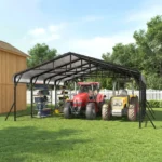 TitanShield Heavy-Duty Metal Carport with Reinforced Wind-Resistant Frame