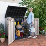 Keter Store-It-Out ARC 1200L Garden Storage Box – Beige & Brown