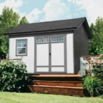 Garden D Wood Storage Shed 6 ft. W x 8 ft.