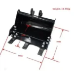 500mm General Purpose Trenching Bucket with Teeth for Mini Excavators — product view 4