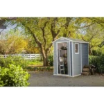 Keter Manor 4 ft. W x 6 ft. D Vertical Resin Outdoor Storage Shed Ideal For Patio