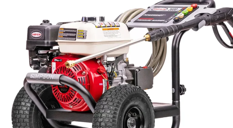 Simpson PowerShot 3600 PSI 2.5 GPM Honda GX200 Triplex Pump Cold Water Professional Gas Pressure Washer