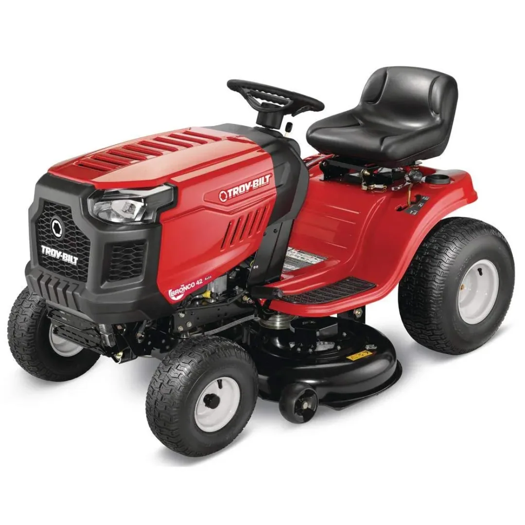 Troy Bilt Bronco 42 in 19 HP Briggs & Stratton Automatic Drive Gas Riding Lawn Tractor Troy Bilt Bronco 42 in 19 HP Briggs & Stratton Automatic Drive Gas Riding Lawn Tractor
