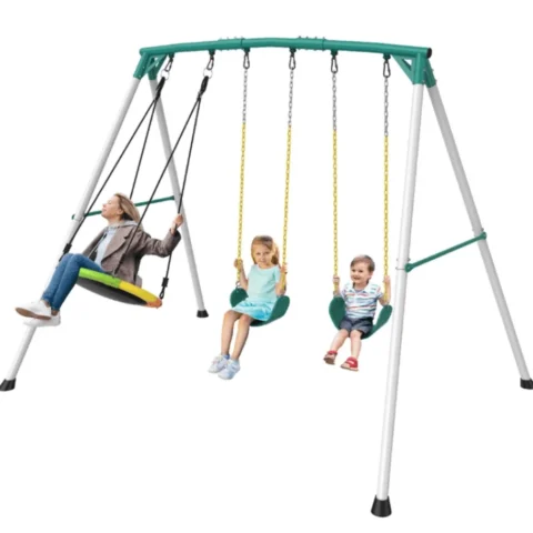 9.5′ Heavy-Duty Outdoor Porch Swing Set — product view 1