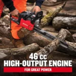 Craftsman S205 20 in 46cc 2-Cycle Gas Powered Chainsaw