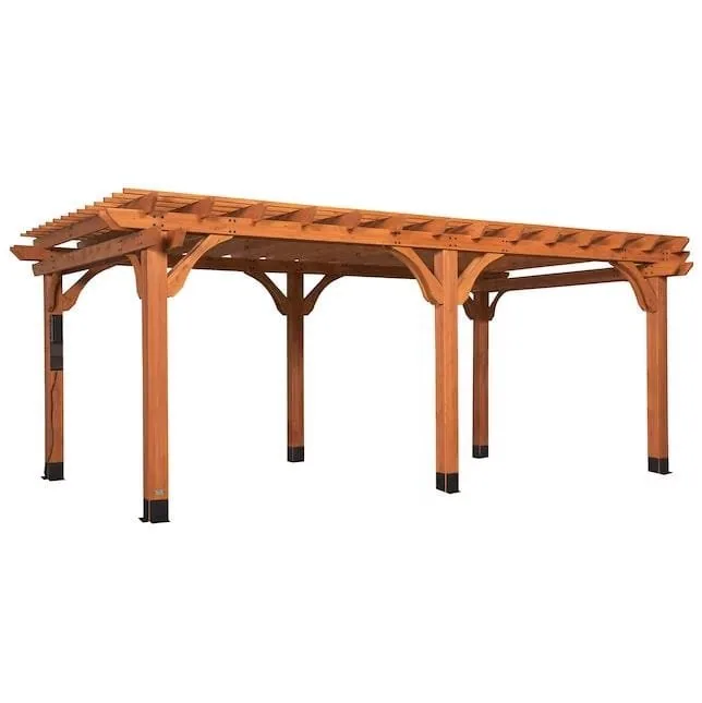 Backyard Discovery 20′ x 12′ Beaumont Pergola – Premium Cedar Wood, Sturdy & Elegant Design Backyard Discovery 20′ x 12′ Beaumont Pergola – Premium Cedar Wood, Sturdy & Elegant Design