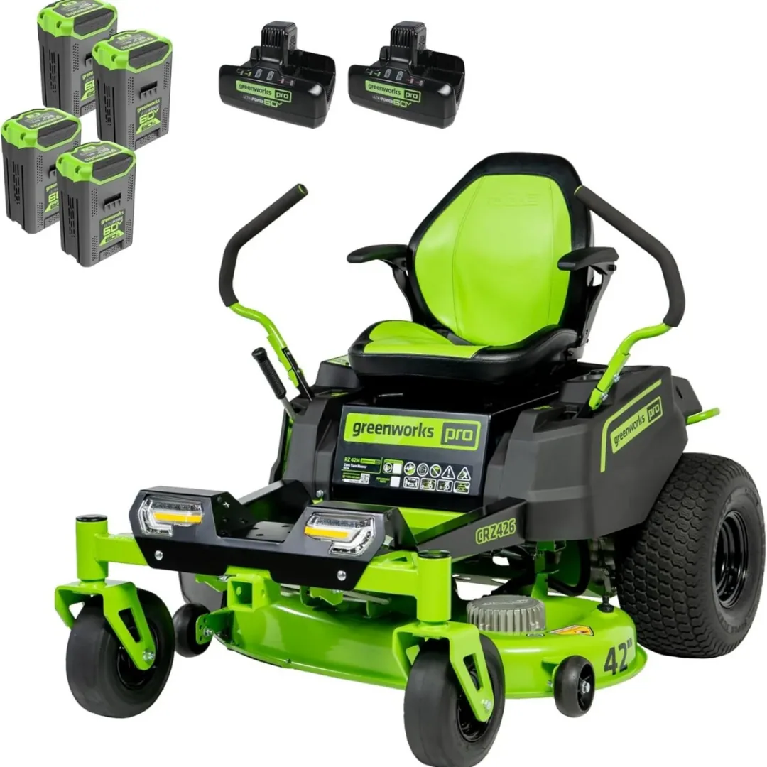 Greenworks 60V 42” Cordless Electric CrossoverZ Zero Turn Riding Mower Greenworks 60V 42” Cordless Electric CrossoverZ Zero Turn Riding Mower
