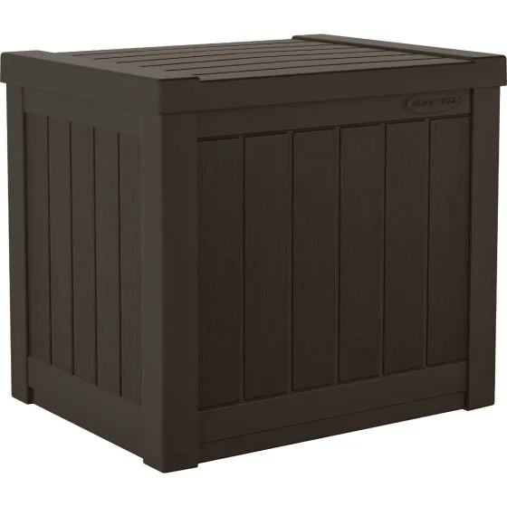 Suncast 22 Gallon Small Deck Box – Java Suncast 22 Gallon Small Deck Box – Java