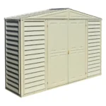 DuraMax 10.5ft x 2.75ft Vinyl SidePro Shed with Foundation Kit