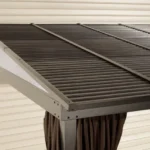 Sojag 10 x 12 ft. Portland No.53 Wall Gazebo Steel Roof