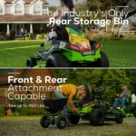 Greenworks Pro 42 in. 60V Cordless Battery Electric CrossoverT Tractor Riding Lawn Mower