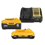 DEWALT 20V MAX Lithium-Ion 6.0Ah and 4.0Ah Battery and Charger Starter Kit