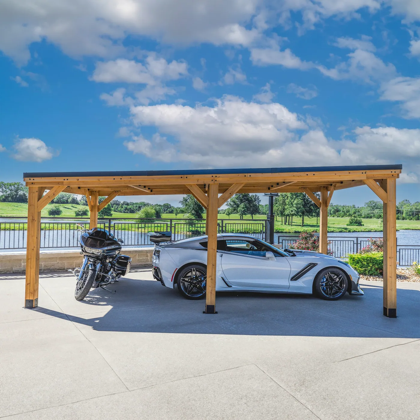 Kingsport Elite Steel Carport Shelter Kingsport Elite Steel Carport Shelter
