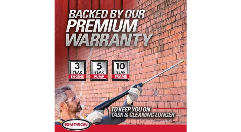 Simpson PowerShot 3600 PSI 2.5 GPM Honda GX200 Triplex Pump Cold Water Professional Gas Pressure Washer