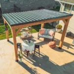 Backyard Discovery 12′ x 9.5′ Arcadia Gazebo — product view 4