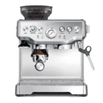 Breville Stainless Steel Barista Express Espresso Machine Light Silver BES870XL: 15 Bars Pressure, Milk Frother, Grinder — product view 1