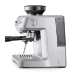 Breville Stainless Steel Barista Express Espresso Machine Light Silver BES870XL: 15 Bars Pressure, Milk Frother, Grinder — product view 3