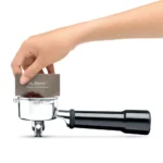 Breville Stainless Steel Barista Express Espresso Machine Light Silver BES870XL: 15 Bars Pressure, Milk Frother, Grinder — product view 5