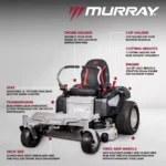 Cruz 42 in. 19.0 HP 540cc EX1900 Series Briggs and Stratton Engine Dual Hydrostatic