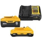 DEWALT 20V MAX Lithium-Ion 6.0Ah and 4.0Ah Battery and Charger Starter Kit — product view 1
