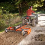 DR PRO 60 Power Grader – 60″ Width – Powered Remote Depth Control – Tow Behind ATV, UTV — product view 3