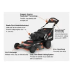 Echo 30 Inch 223 cc Gas-Powered Self-Propelled Lawn Mower — product view 2