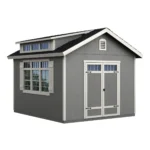 Windemere Deluxe Wooden Storage Shed with Spacious Utility Design