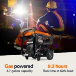 Generac 7706 Gas Powered Portable Generator 49ST — product view 4