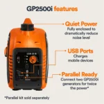 Generac GP2500i Series Portable Generator — product view 5
