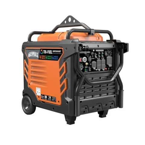 Genmax 11000-W Portable TRI Fuel Gas Inverter Generator Remote Start CO Sensor™ — product view 1