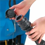 Global Industrial 18-Inch Electric Walk-Behind Auto Floor Scrubber with 12 Gallon Solution Tank — product view 3
