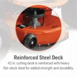 Husqvarna YTH1942 42 in. Deck 19 HP Riding Lawn Mower — product view 5