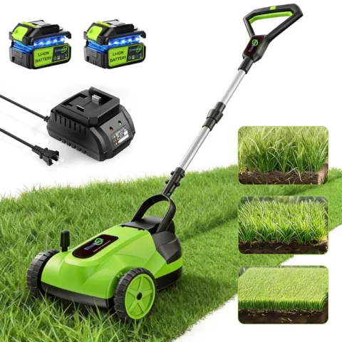 IToolMax 8.7-Inch Small Electric Lawn Mower for Yards & Gardens — product view 1