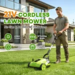 IToolMax 8.7-Inch Small Electric Lawn Mower for Yards & Gardens — product view 3