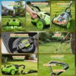 IToolMax 8.7-Inch Small Electric Lawn Mower for Yards & Gardens — product view 4