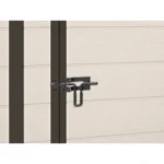 Keter 6′ x 4′ Manor Plastic Pent Garden Storage Shed – Beige — product view 5