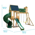 KidKraft Skyway Resort Wooden Swing Set — product view 3