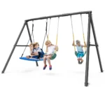 Klo Kick Metal Swing Set with 3 Swings — product view 1