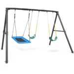 Klo Kick Metal Swing Set with 3 Swings — product view 3