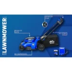 Kobalt 40-Volt 21-in Brushless Battery Push Lawn Mower 6 Ah (Battery and Charger Included) — product view 2