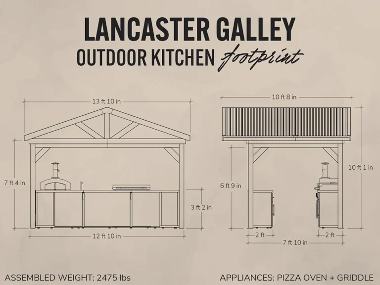 Lancaster Galley Outdoor Kitchen — product view 3