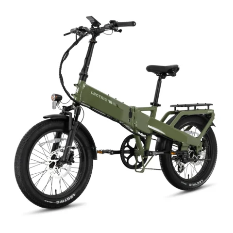 Lectric XP4 750 Long-Range Electric Bike in Pine Green — product view 1