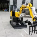 Mini Excavator Rake Attachment for Grading, Leveling, Soil Loosening & Soil Removal — product view 2