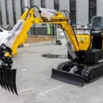 Mini Excavator Rake Attachment for Grading, Leveling, Soil Loosening & Soil Removal — product view 4