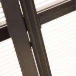 Outsunny 12′ x 10′ Aluminum Patio Gazebo Canopy w/ Polycarbonate Hardtop Roof — product view 3